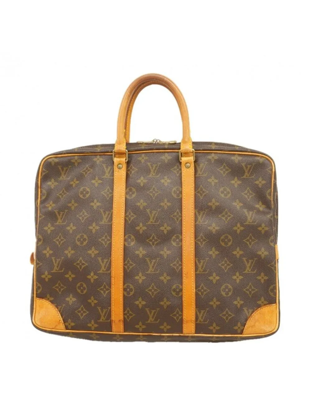 Louis Vuitton Business Bag Monogram Lute Documentary Voyage Brown